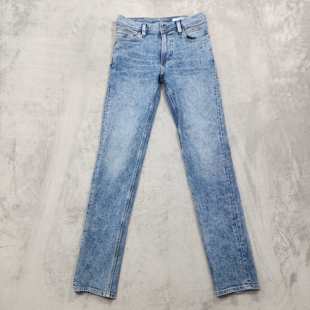 H&M &DENIM Jeans Mens 29x34 Blue 360 Flex Slim Tapered Stretch Denim Casual